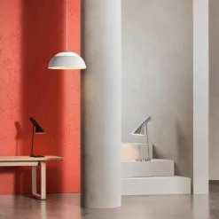 Tischleuchten|Nachttischleuchten^Louis Poulsen AJ Tischleuchte Edelstahl