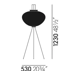 Vitra Akari 10A Stehleuchte| Stehleuchten