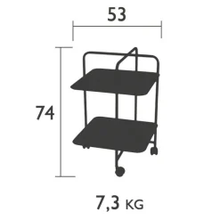 Fermob Alfred Garten-Beistelltisch| Garten-Beistelltische