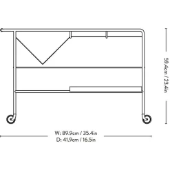 Servierwagen^&Tradition Alima NDS1 Servierwagen