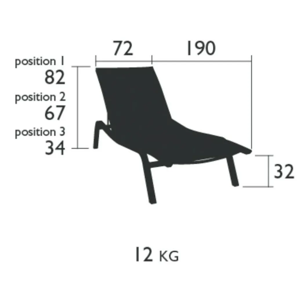 Fermob Alizé XS Sonnenliege| Gartenliegen
