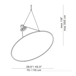 Pendelleuchten^Luceplan Amisol D91 LED Pendelleuchte Ø 110cm
