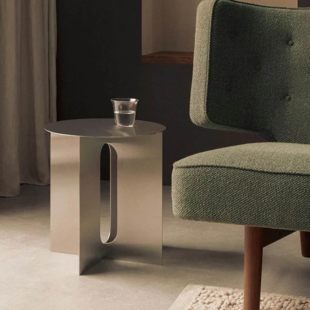 Audo Androgyne Beistelltisch Stahl Ø 40cm| Tische