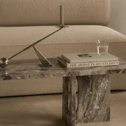 Audo Androgyne Couchtisch Gestell Marmor 120x45cm| Tische