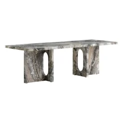 Beistelltische^Audo Androgyne Couchtisch Gestell Marmor 120x45cm