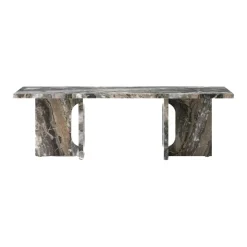 Beistelltische^Audo Androgyne Couchtisch Gestell Marmor 120x45cm