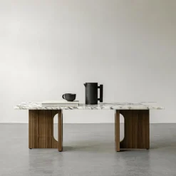 Beistelltische|Tische^Audo Androgyne Couchtisch Gestell Holz 120x45cm