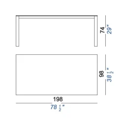 Tische^Lapalma Apta P134 Esstisch Fix