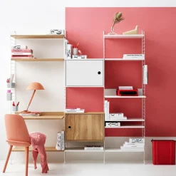 Regalsysteme^String Arbeitsplatzkombination 140x200x30cm