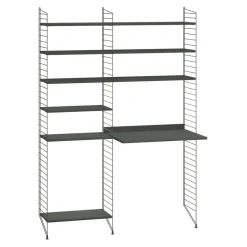 Regalsysteme^String Arbeitsplatzkombination 140x200x30cm