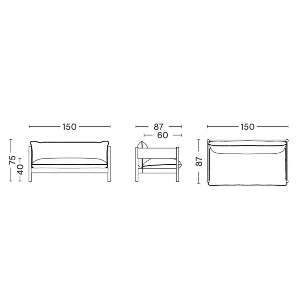 Sofas^HAY Arbour Club Sofa Leder