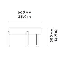 Woud Arc Couchtisch Ø 66cm| Beistelltische|Tische