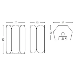 Wandleuchten^HAY Arcs Wandleuchte mit Stecker