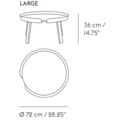 Muuto Around Beistelltisch groß| Tische