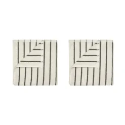 Blomus Arto Gästehandtuch 50x30cm 2er Set| Handtücher|Hand- & Geschirrtücher