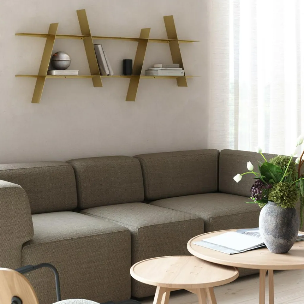 Andersen Furniture A-Shelf Wandregal Messing| Regale|Gewürzregale