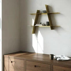 Andersen Furniture A-Shelf Wandregal Messing| Regale|Gewürzregale