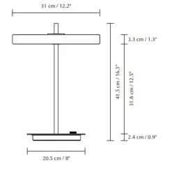 Tischleuchten|Nachttischleuchten^Umage Asteria LED Tischleuchte