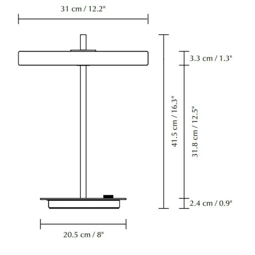 Tischleuchten|Nachttischleuchten^Umage Asteria LED Tischleuchte