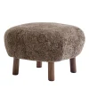 Poufs^&Tradition ATD1 Ottoman Gestell Walnuss