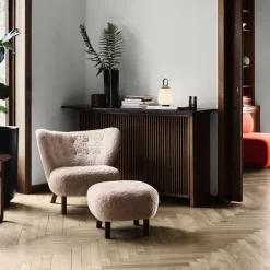 Poufs^&Tradition ATD1 Ottoman Gestell Walnuss