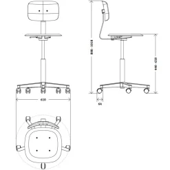Bürostühle^Embru Atelier Modell 2100 Bürostuhl