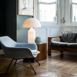 Oluce Atollo Tischleuchte Glas weiß| Tischleuchten|Nachttischleuchten