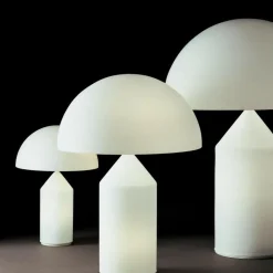 Oluce Atollo Tischleuchte Glas weiß| Tischleuchten|Nachttischleuchten