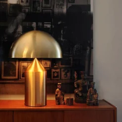 Oluce Atollo Tischleuchte gold| Tischleuchten
