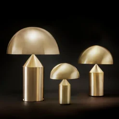 Oluce Atollo Tischleuchte gold| Tischleuchten