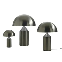 Oluce Atollo Tischleuchte Nickel| Nachttischleuchten