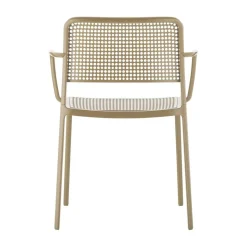 Gartenstühle^Kartell Audrey Gartenarmlehnstuhl