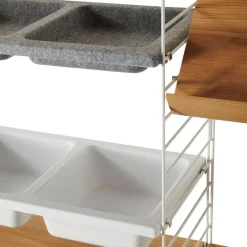 Regale^String Aufbewahrungskombination 158x200x30cm