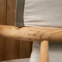 Carl Hansen Auflage für Embrace E008 Gartenarmlehnstuhl| Outdoor-Textilien