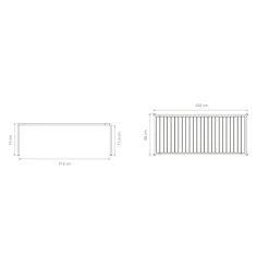 HOUE Avanti Gartenesstisch 222x98cm| Gartentische