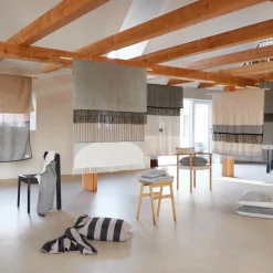 Form & Refine Aymara Decke Muster Creme 190x130cm| Tagesdecken & Plaids