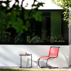 Beistelltische^Thonet B 97 All Seasons Beistelltisch 2er Set Glas