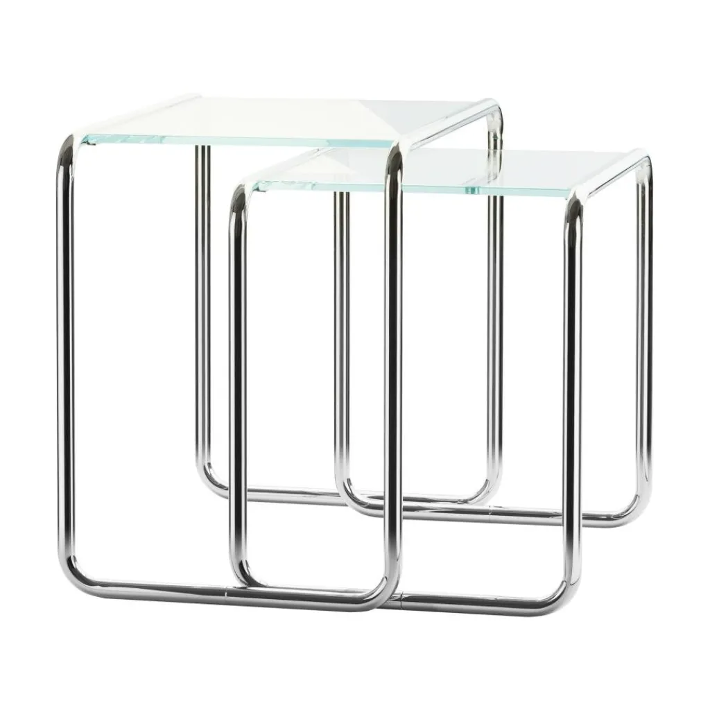 Thonet B 9 Beistelltisch 2er Set Glas| Tische
