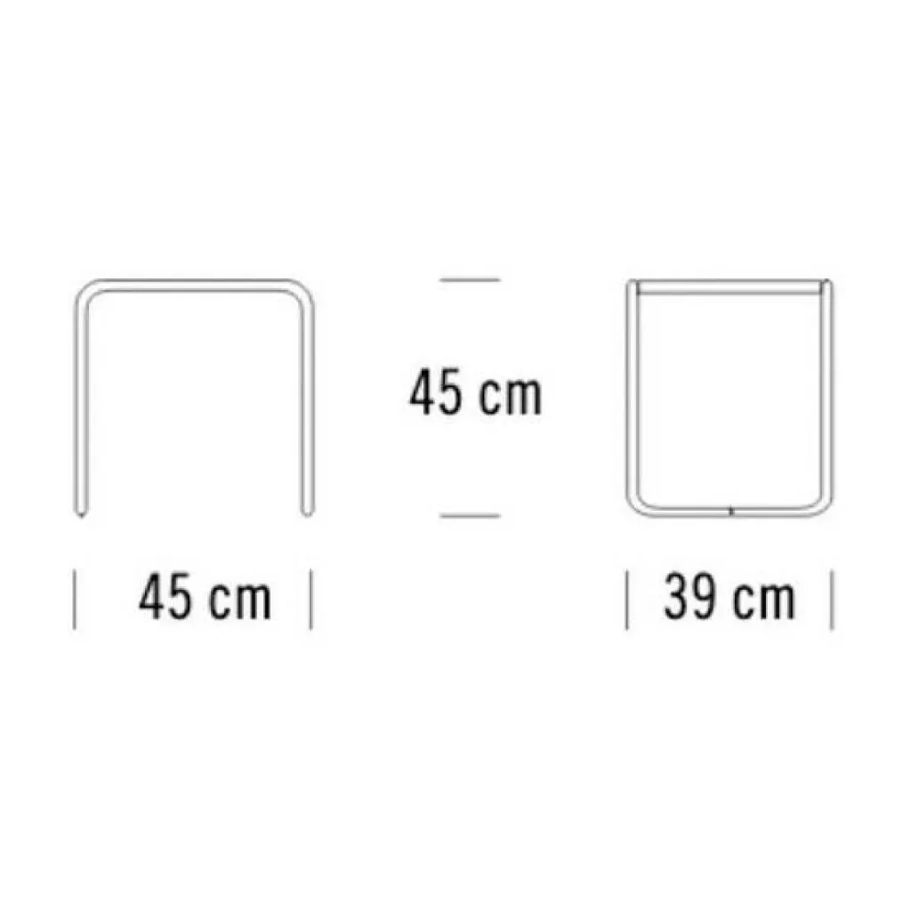 Thonet B 9 Beistelltisch 2er Set Glas| Tische