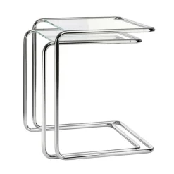 Beistelltische|Tische^Thonet B 97 Beistelltisch 2er Set Glas