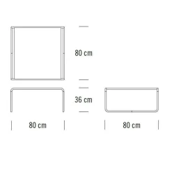 Thonet B 20 Couchtisch/Beistelltisch Esche| Beistelltische|Tische