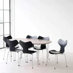 Fritz Hansen B612 Super-elliptischer Tisch Furnier 150x100x72cm| Esstische