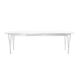 Tische^Fritz Hansen B619 Super-elliptischer Tisch Laminat ausziehbar