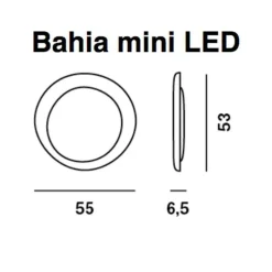 Deckenleuchten^Foscarini Bahia mini LED Wand-/Deckenleuchte