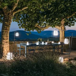 Outdoor-Akkuleuchten|Outdoor-Akkuleuchten^Fermob Balad Standfuß klein mit LED Akkuleuchte H 25cm