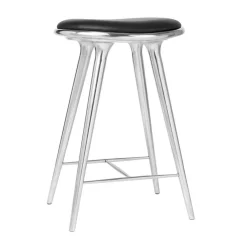 Barhocker^Mater Barhocker Gestell Aluminium H 69cm