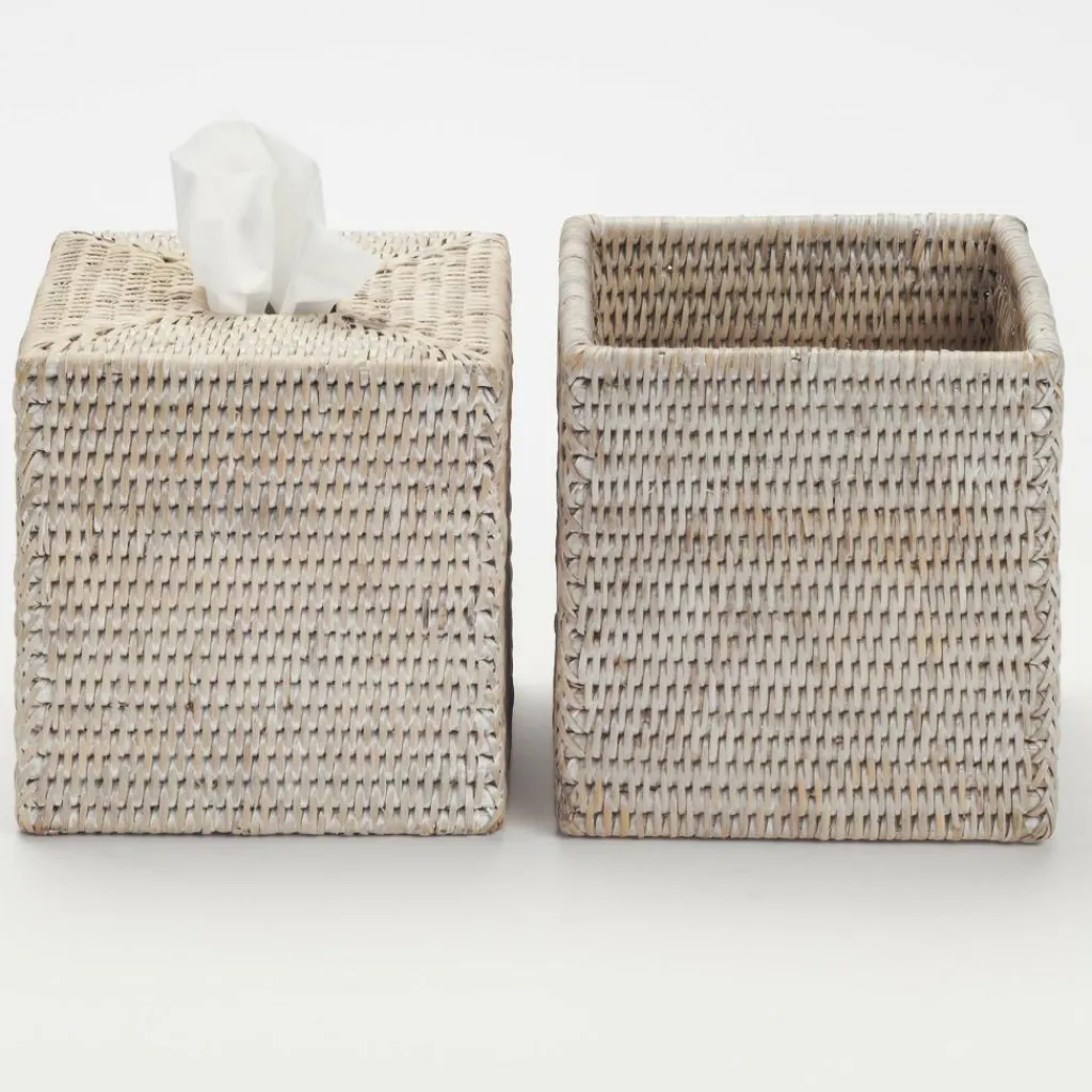 Badaccessoires^Decor Walther Basket KBQ Rattan-Papiertuchbox