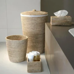 Badaccessoires|Papierkörbe & Mülleimer^Decor Walther Basket PK Papierkorb Rattan