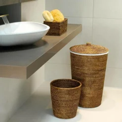 Badaccessoires|Papierkörbe & Mülleimer^Decor Walther Basket PK Papierkorb Rattan