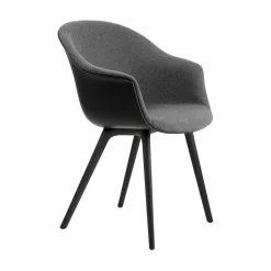 Gubi Bat Schalenstuhl Frontpolsterung Gestell Kunststoff| Stühle